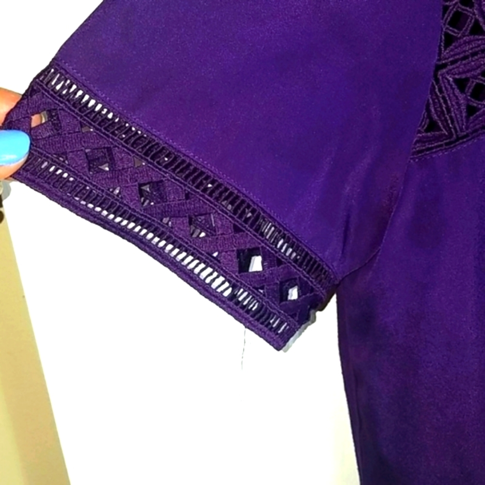 Anne Klein, 1-16, purple Tee, size XL - Picture 5 of 5